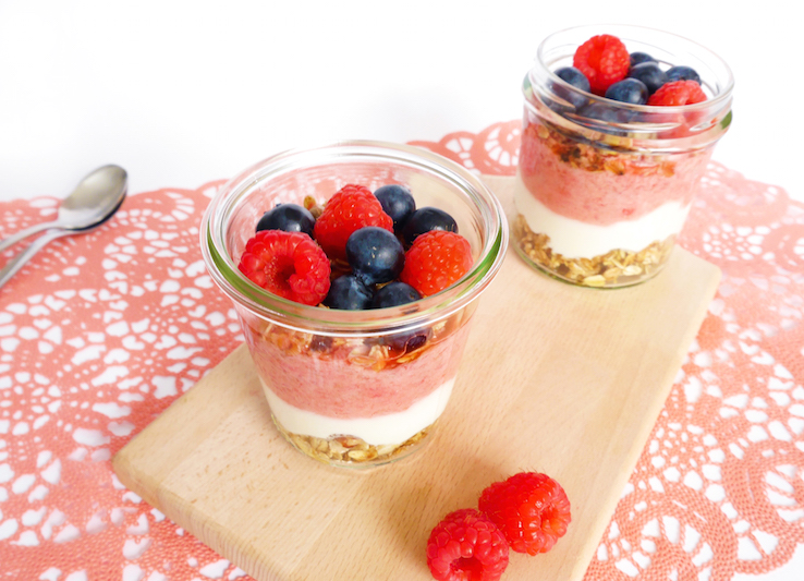 GEZOND YOGHURT ONTBIJTJE IN EEN GLAS - Chickslovefood.com