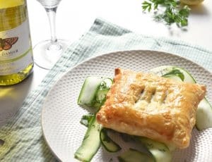 Zalmpakketje met spinazie