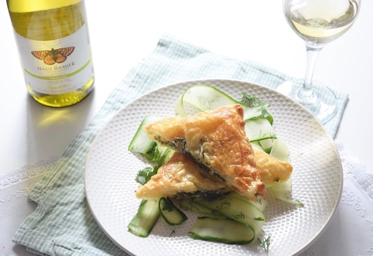 Zalmpakketje met spinazie