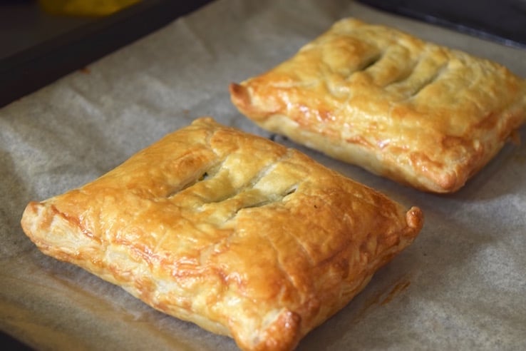 Zalmpakketjes uit de oven