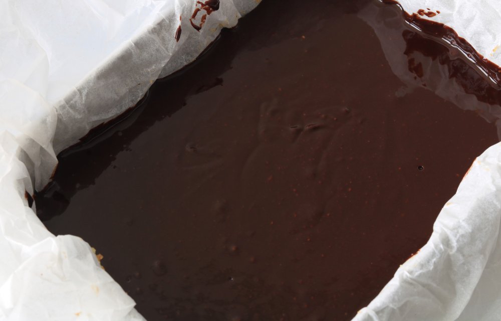 FUDGE BARS MAKEN - CHICKSLOVEFOOD