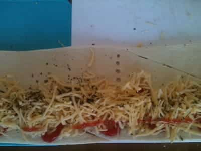 Tomaat-kaasrolletjes