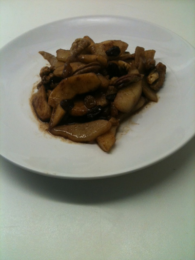 Gebakken winterfruit