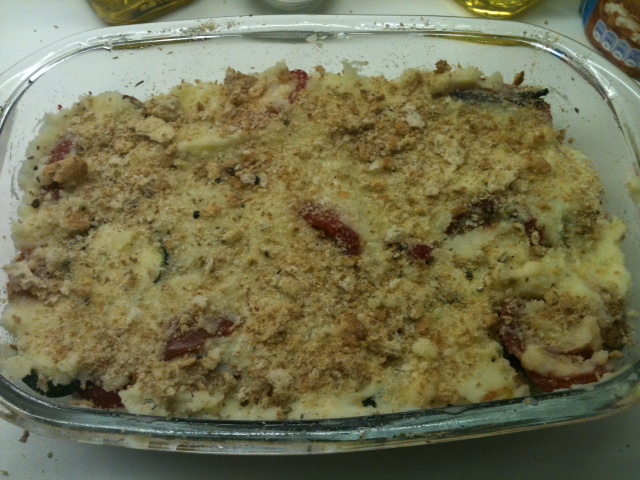 Lasagne aardappelpuree