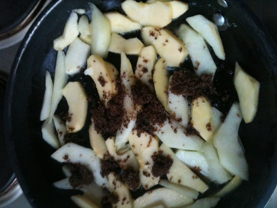 Gebakken winterfruit