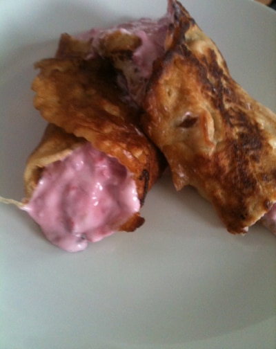 Pannenkoeken met kwark