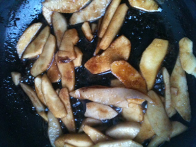 Gebakken winterfruit