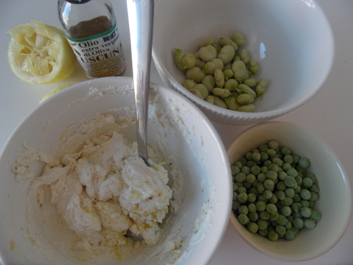 Spaghetti met ricotta en citroen