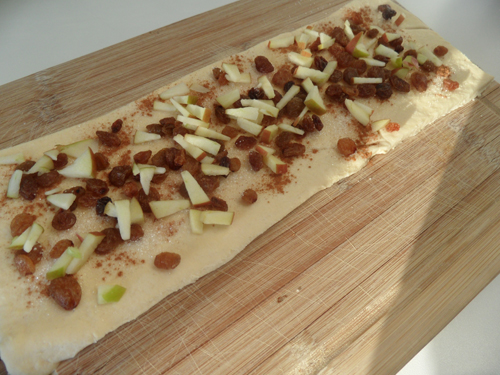 appel-rozijnenrolletjes