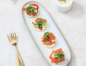 Blini's met zalm
