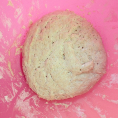 Deegje 1 na het rijzen. Twee keer zo groot!