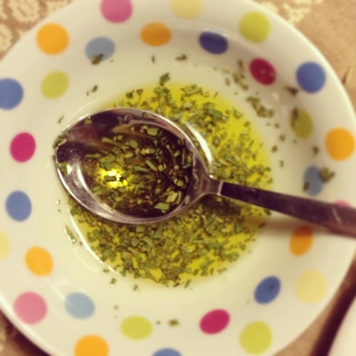 En last but not least: sprenkel er wat dragonolie over.