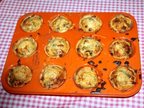 Mini quiche Lorraine,
