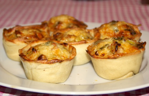 Mini quiche Lorraine,