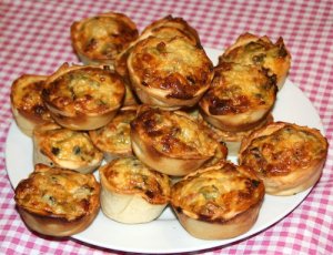 Mini quiche Lorraine,