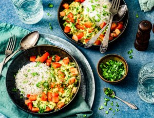 Zelfgemaakte Thaise curry