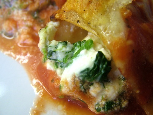 Cannelloni spinazie ricotta