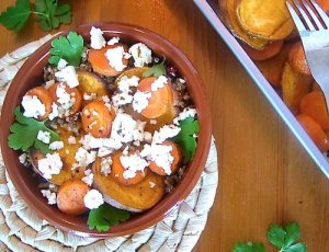 Quinoa met zoete aardappel