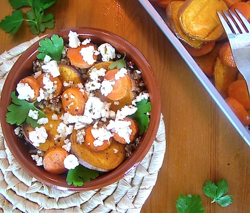 Quinoa met zoete aardappel