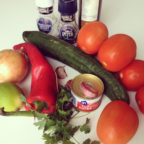 Recept gazpacho