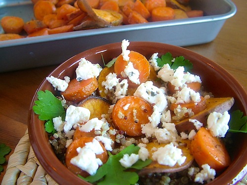 Quinoa met zoete aardappel
