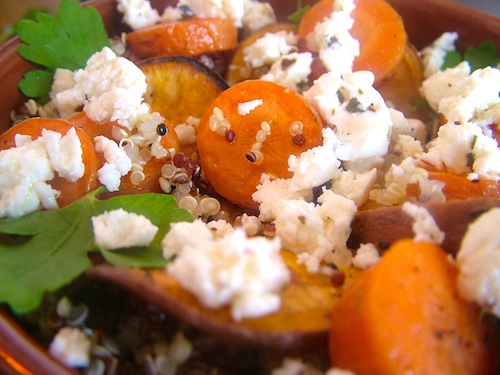 Quinoa met zoete aardappel