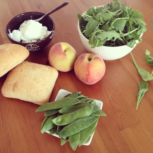 Salade Gegrilde Perzik