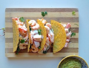 Taco's met garnalen