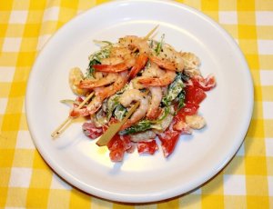 Gnocchi met garnalen