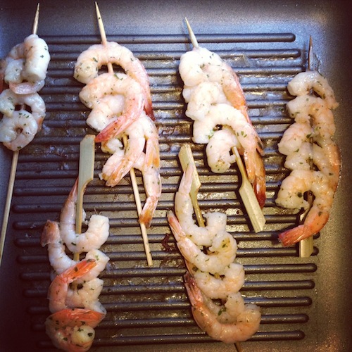 Gnocchi met garnalen