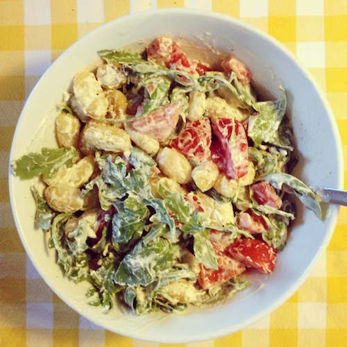 Gnocchi met garnalen