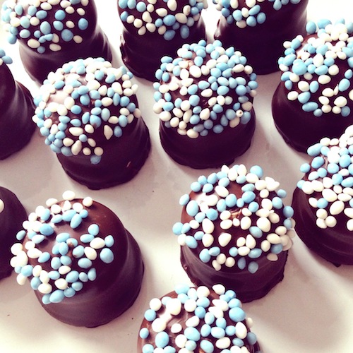 Variatie beschuit met muisjes