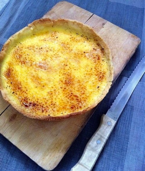crème brûlée taart