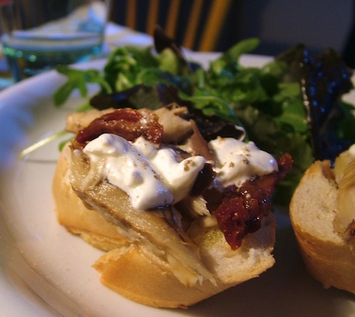 Bruschetta met Makreel