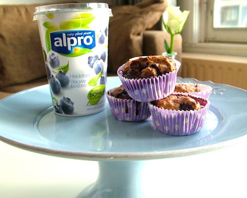 Muffins met sojayoghurt