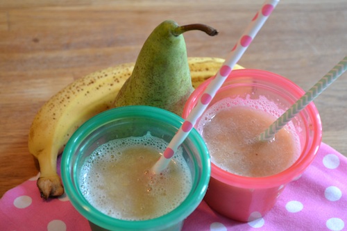 Smoothie peer banaan