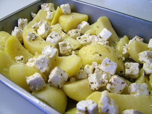 Recept aardappels feta
