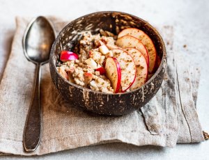 Appeltaart-havermout