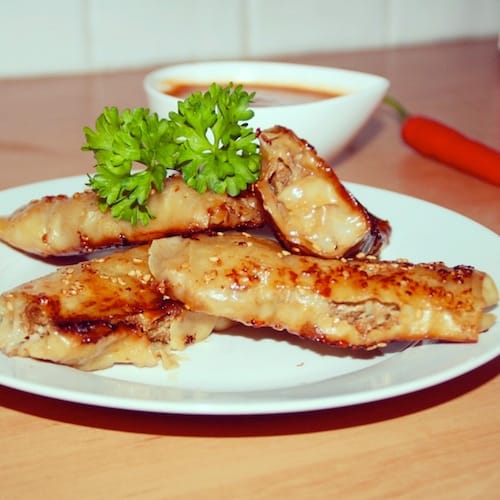 filodeeg hapje met gehakt