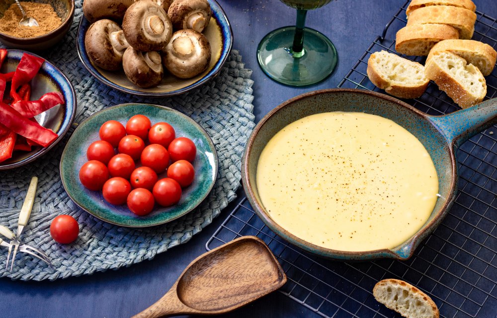 Brie fondue met 6 ingrediënten