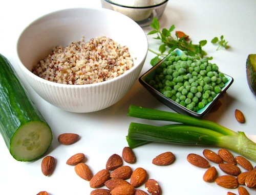 Quinoa met amandelen