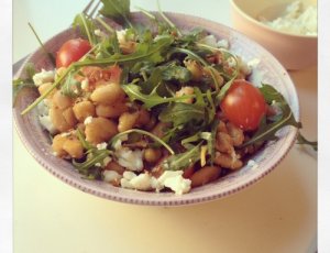 Salade witte bonen