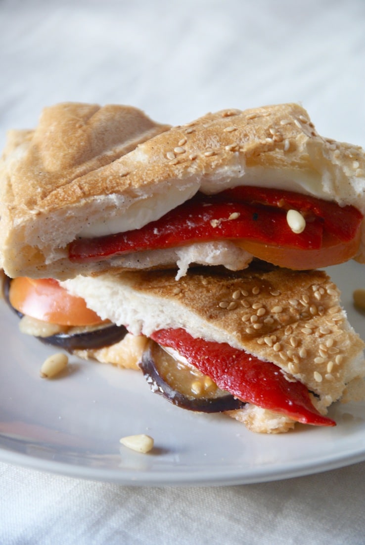 Italian style tosti met veggies