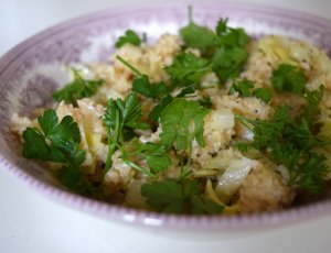 Couscous met artisjok