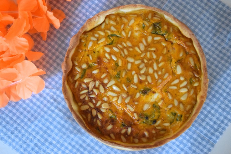 Oranje quiche
