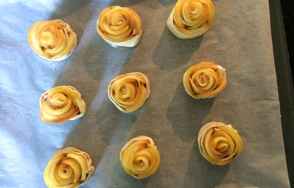 Appelroosjes in oven