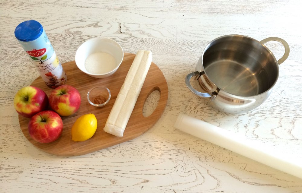 INGREDIENTEN APPELROOSJES BLADERDEEG
