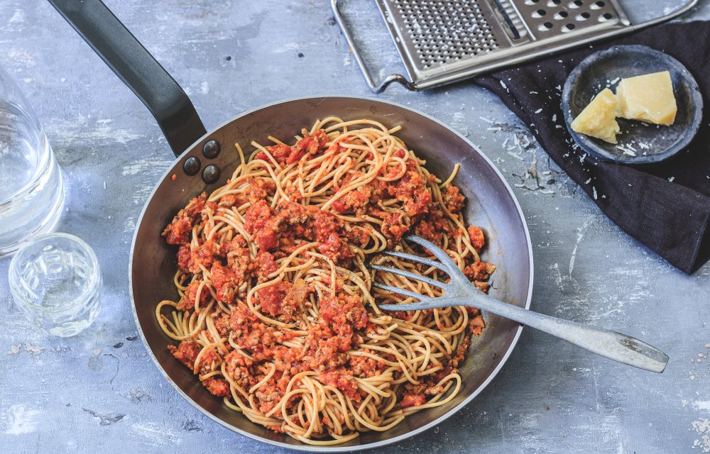 snelle pasta bolognese