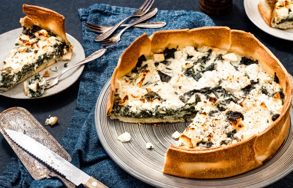 Spinaziequiche met feta