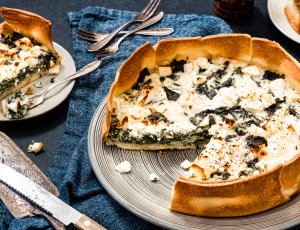 Spinaziequiche met feta